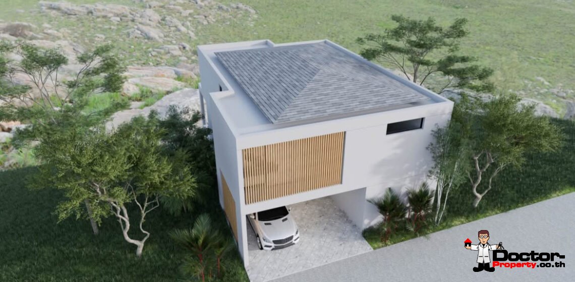 3 Bedroom Pool Villa with Sea View in Plai Laem, Koh Samui – For Sale